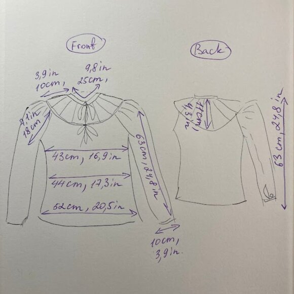 White Sheer Cotton Striped Texture Long Sleeve Blouse Premium Perfect Fit - Picture 14 of 14